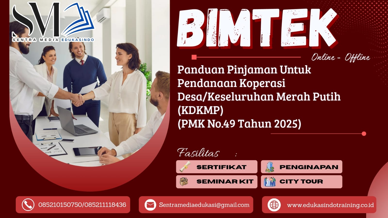 Bimtek Panduan Pinjaman Untuk Pendanaan Koperasi Desa/Kelurahan Merah Putih (KDKMP) PMK No.49 Tahun 2025